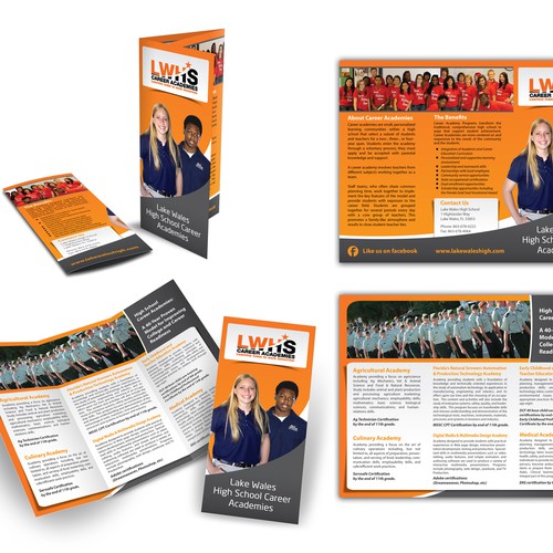 Create the next brochure design for Lake Wales High School Career Academies Design by Ken-cambodia