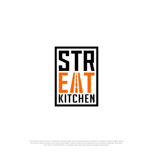 strEAT Kitchen Logo Design by Jono.