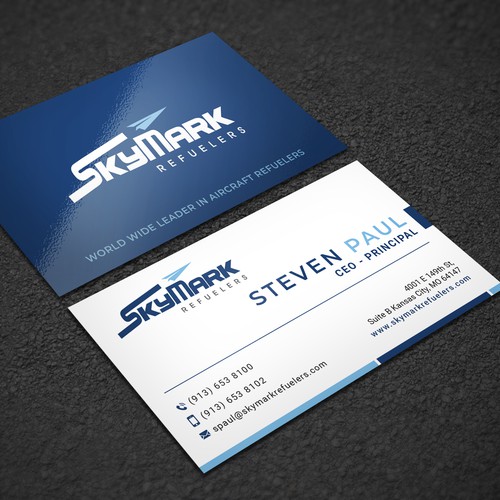 Need business card redesign for Aircraft Truck Fueling company Design by H_IMAM