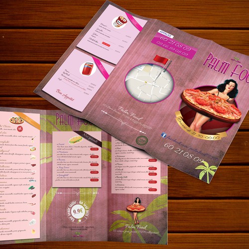 Creer Un Prospectus Theme Vintage Pour Fast Food Et Pizzeria Postcard Flyer Or Print Contest 99designs
