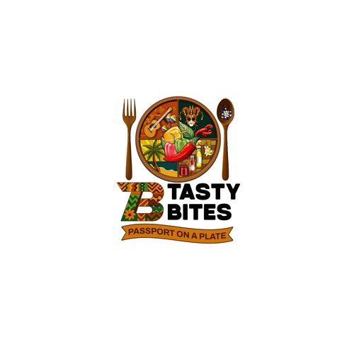 Design a Bold, Soulful Logo for Tasty Bites – Caribbean Meets Southern Comfort Design by TA Shorif