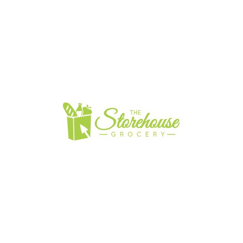 the Storehouse Grocery logo Design by Yulia Hudson