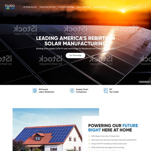 Website Redesign for Solar Panel Manufacturer and Tech Company Design by pixelwebplanet