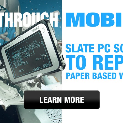 Create eye catching banner ads for the latest rugged tablet pcs! Design by Sven Jorgen