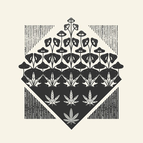 M.C. Escher inspired Illustration/Shirt design for fellow psychonauts. Design by fonhea