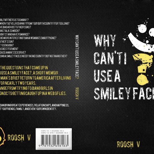 Book cover for "Why Can't I Use A Smiley Face?" Design by Agens404