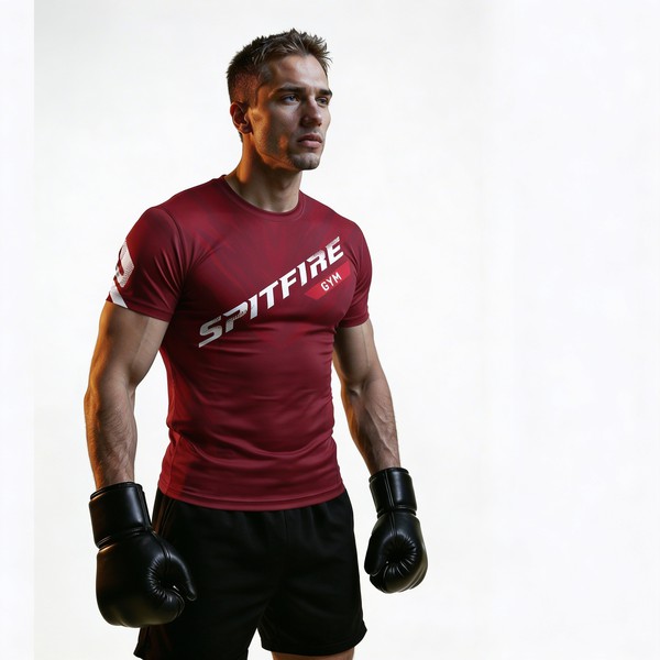 Design by SYFL_ titled "Rash Guard MMA shirt brand project."