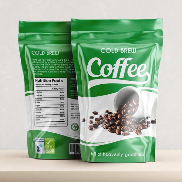 Cold Brew Coffee Packaging Design