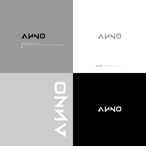 Design Craft a Unique Wordmark and Monogram for ANNO's Luxury Evening Wear di Ikim