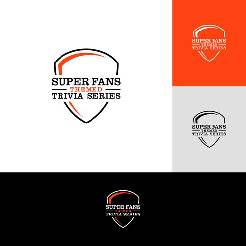 SUPER FANS Theme Trivia Series Logo Design by keoart