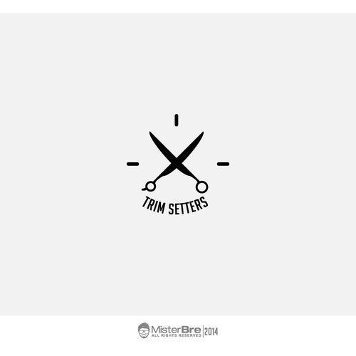 Create a self expressing logo for Trimsetters.com [hair appointment
system] Design by MisterBre