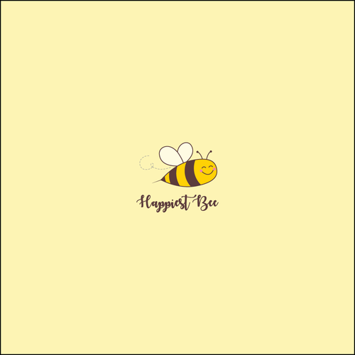 Design a cute, happy logo for Happiest Bee. Design réalisé par Gaurldia