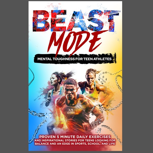 Beast Mode - Book cover design for teen mental toughness Design by yummy