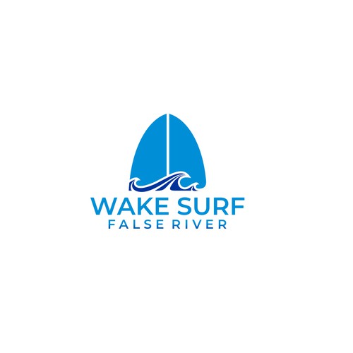 Edgy/sophisticated wake surf logo for a female/male group of wake surfers that embody a luxury life. Nothing predictable Design by Art_guse