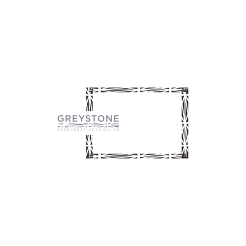 I like the lettering of Greystone here.  And then below Greystone a grey, stone-like structure with mortar or joints in -ontwerp door sukirno99