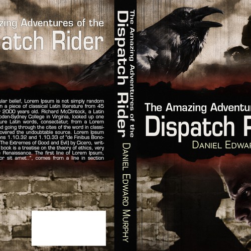 Design a book cover for The Amazing Adventures of the Dispatch Rider Design by Chameleonstudio74