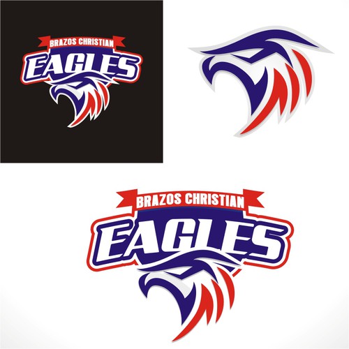 Design an orignal EAGLE mascot for Brazos Christian School Design by MAhi2014