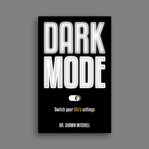 Dark Mode Book Cover Design by IdeAde