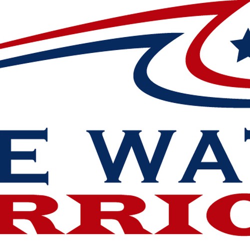New logo wanted for Blue Water Warrior (the name of the organization), an American flag or red and white stripes with blue lette Design by Ginger Johnson