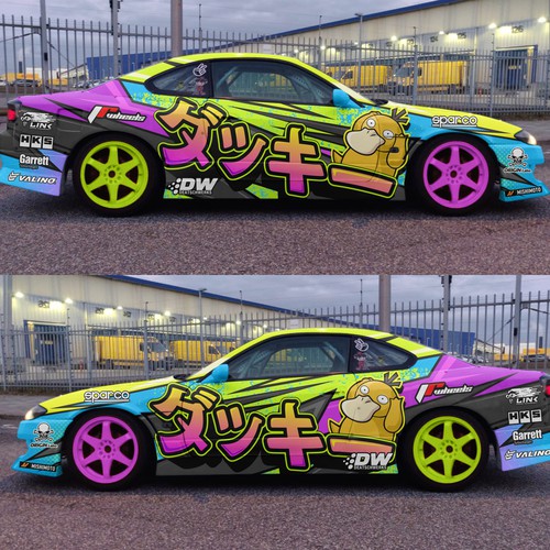 Livery for a competition drift car (Silvia S15) Design by aricaturrash