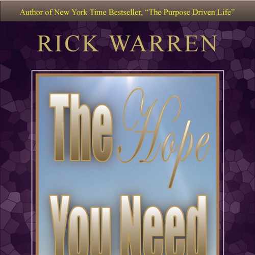 Design Rick Warren's New Book Cover Design réalisé par KamNy