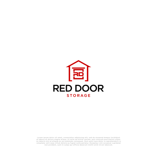 Simple 2d/flat logo design for a self-storage company Design by NEON ™