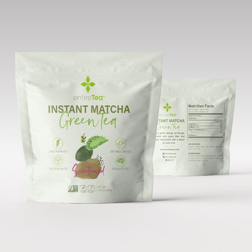 Green Tea Product Packaging Needed Diseño de regi(theanomalius)