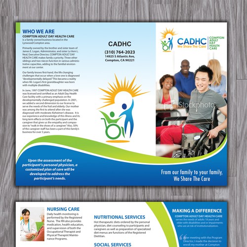 Help Compton Adult Day Health Care with a new brochure design Design by Arttero
