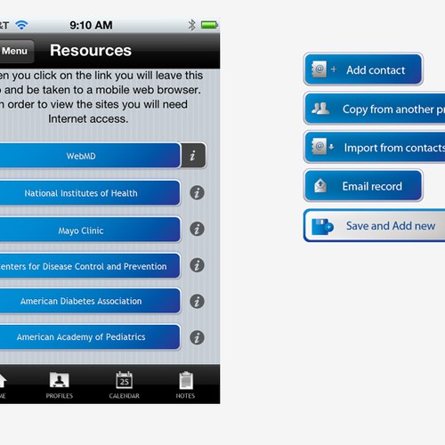 Buttons and icons wanted for Healthcare Mobile App Design by Nightrain