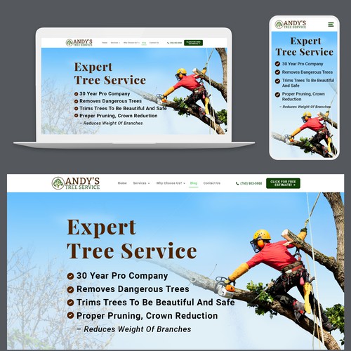 Redesign top section of website Design von Atul-Arts