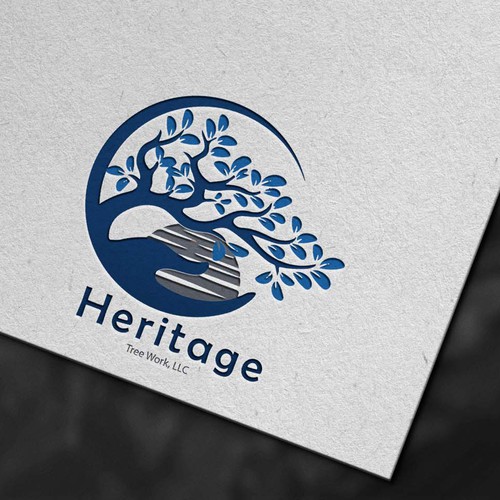 Design a money-attracting logo and business card for a tree service company. Design by Digital Divya