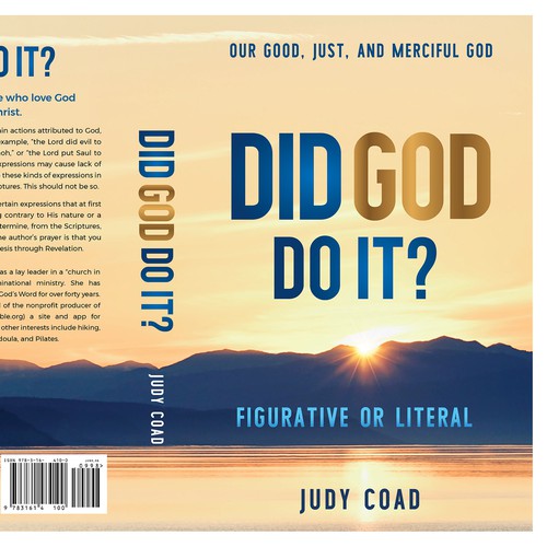 Design book cover and e-book cover  for book showing the goodness of God Design by Klassic Designs