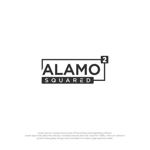 Alamo Squared Logo Design Design by assiktype