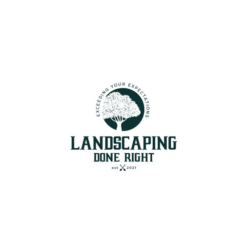 Searching for Clean, Indelible Logo for Landscaping Company Design by Arwen14