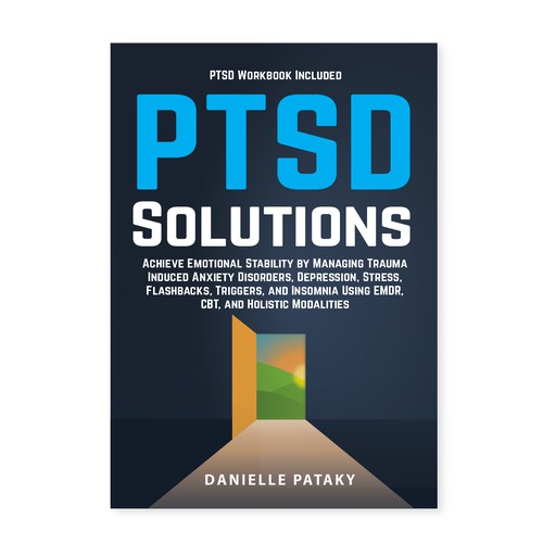 Captivating book cover design that shows the feelings associated with healing from PTSD trauma Design réalisé par Platinum club