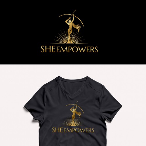 SHEempowers - luxurious design of a woman preferrably in some kind of a circle to appeal to women professionals Design by Marvelous Maria