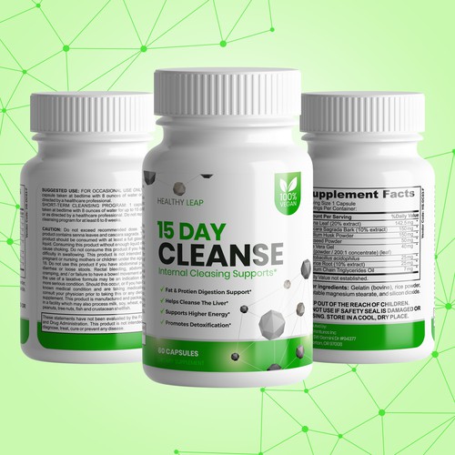 Design Supplement Label for Diet and Nutrition Brand Design by mkdesign24