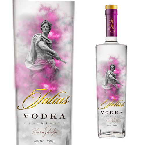 Label design for new vodka Brand Design by LucaToni