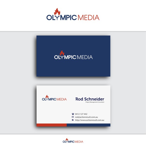 Design by Rawsign titled "OLYMPIC MEDIA"