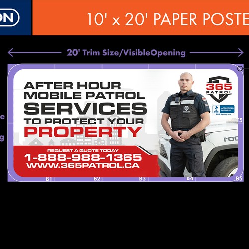 I need a billboard design for a Security Guard Company Design by ☑️ ABDUL HAKIM ✌