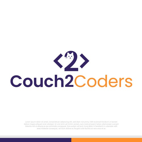 Subtly feminine and fun logo for coding novices Design by Young Creations