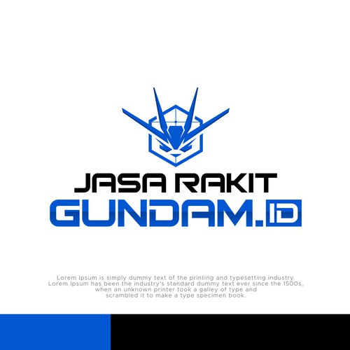 Gundam logo for my business Diseño de youngbloods