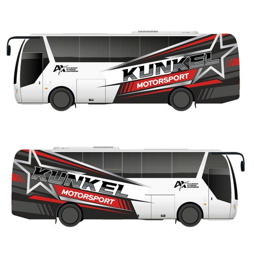 Motorsport Design für Teambus Design by NB Grafix