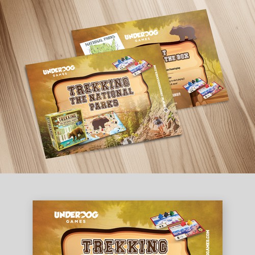 Looking for a Great Postcard for our National Parks game! Design by creatsoul