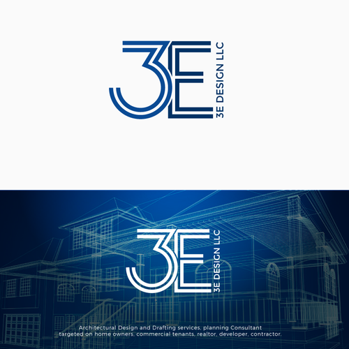 Design a experience for the 3E design LLC Logo design