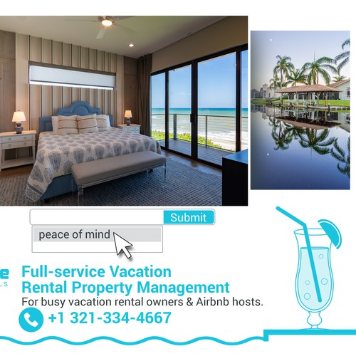 Design a Vacation Rental Management Postcard - Appeal to Property Owners Design by noetikmedia