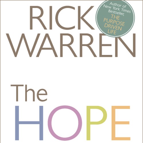 Design Rick Warren's New Book Cover Diseño de hootiepatootie
