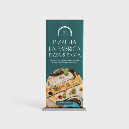 Roll-Up for special Catering Design von rozenschnee