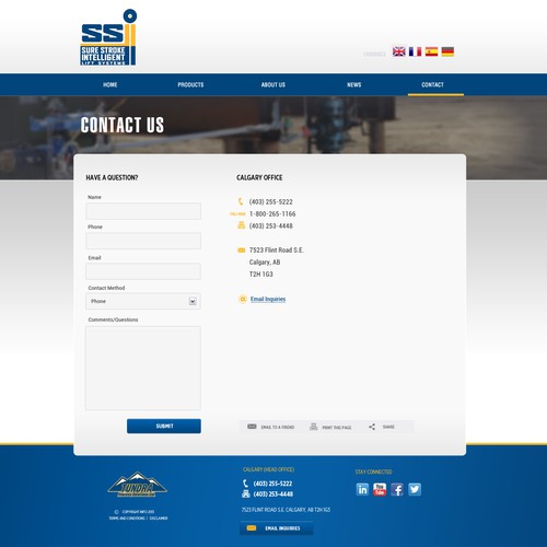 Tundra Process Solutions Ltd. needs a new website design Diseño de pixelR