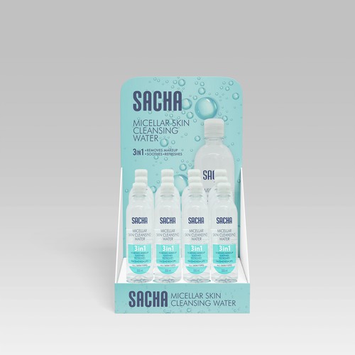 Micellar water display stand Design by @rysmrn